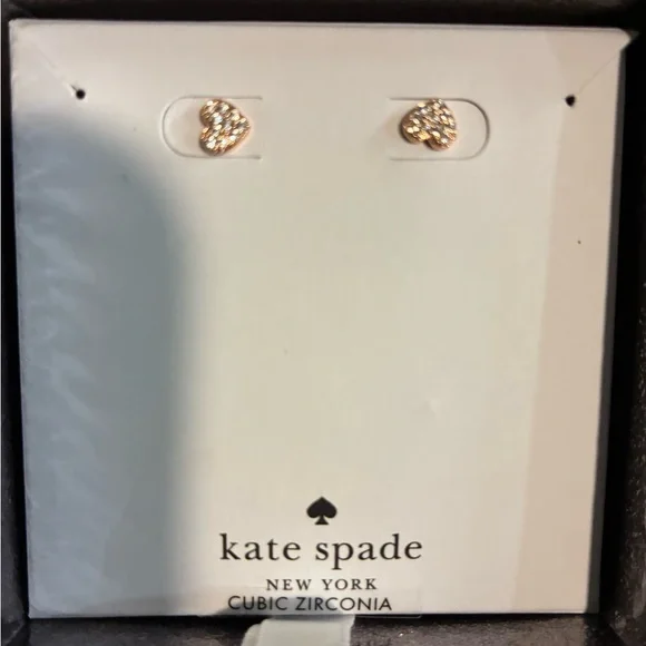 kate spade metallic glitter jewelry box in black and silver - Picture 1 of 2